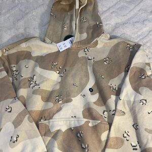 Hollister Tan Camouflage Hoodie